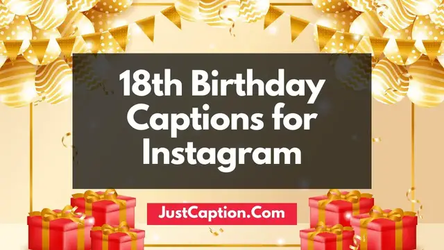 'Video thumbnail for 18th Birthday Captions for Instagram | Funny, Sassy, Happy'
