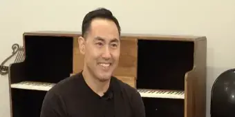'Video thumbnail for Video: Marcus Choi Unpacks MAYBE HAPPY ENDING- 'An Analog Musical in a Digital World''