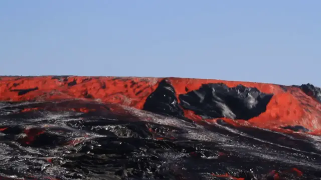 'Video thumbnail for Erta Ale volcano - magma surge causes dramatic lava lake overflow'