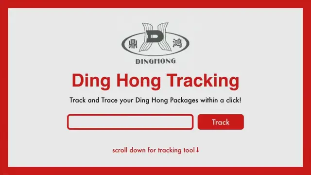 'Video thumbnail for Track and Trace your Ding Hong Package'