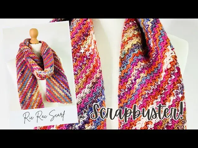 'Video thumbnail for How to Crochet the MOST Stunning Scarf for Men or Women'
