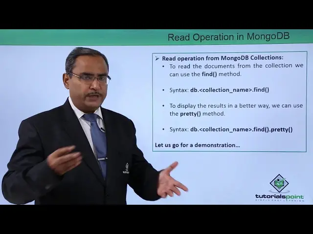 'Video thumbnail for Read Operation in MongoDB'