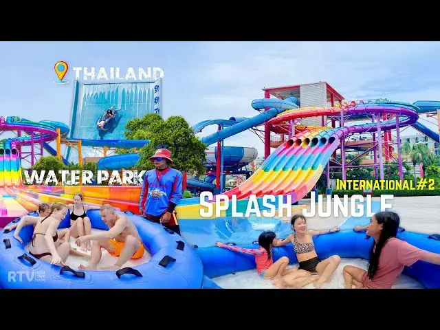 'Video thumbnail for Splash Jungle Water Park - Phuket (Thailand) All Water Slides & Ticket/Food/Locker - Vlog Series! #2'