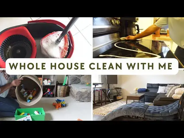 'Video thumbnail for Whole House Clean With Me: Cleaning Motivation Part One'