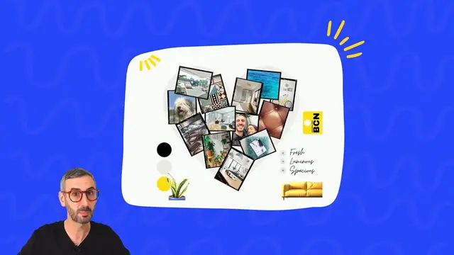 'Video thumbnail for How to design a MOOD BOARD in Canva _ My Dream Apartment in Barcelona'