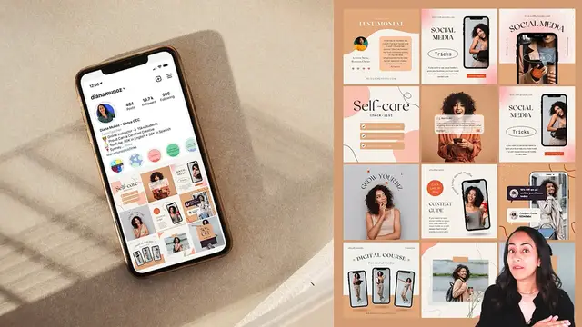 'Video thumbnail for How to PLAN an Irresistible INSTAGRAM FEED - Easy Canva Tutorial'
