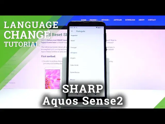 'Video thumbnail for How to Change Language in SHARP Aquos Sense2 – Language Setup'