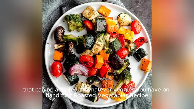 'Video thumbnail for vegetable recipe'