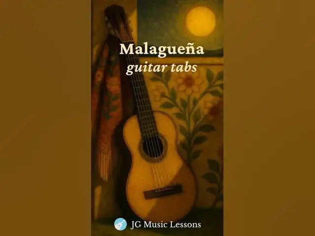 'Video thumbnail for Malaguena guitar tabs 🎸  #guitarlesson #guitartutorial'
