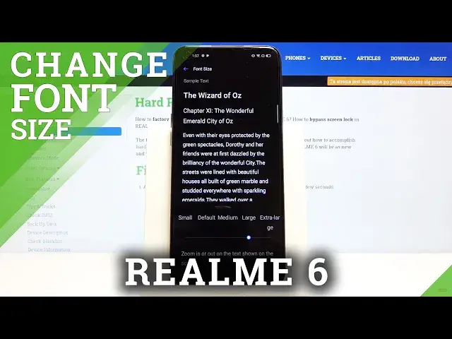 'Video thumbnail for How to Customize Font in Realme 6 – Change Font Size'
