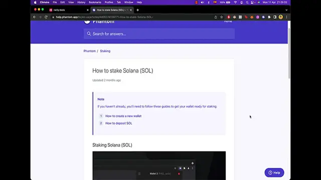 'Video thumbnail for How To Stake On Phantom Wallet (Very Easy)'