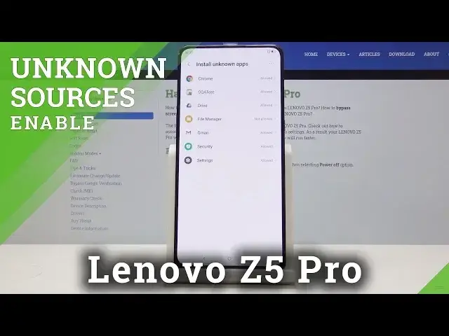 'Video thumbnail for How to Allow App Installation in LENOVO Z5 Pro - Unknown Sources'
