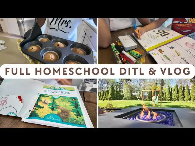 'Video thumbnail for Full Homeschool Day In The Life:  Homeschool Routine and Vlog'