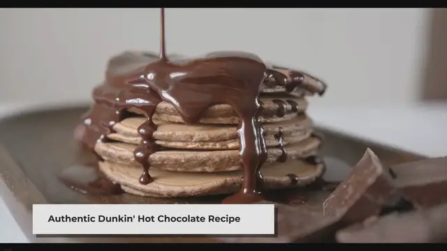 'Video thumbnail for Dunkin Hot Chocolate Recipe: Easy step'