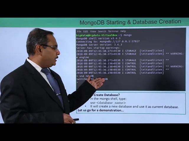 'Video thumbnail for MongoDB Starting and Database Creation'