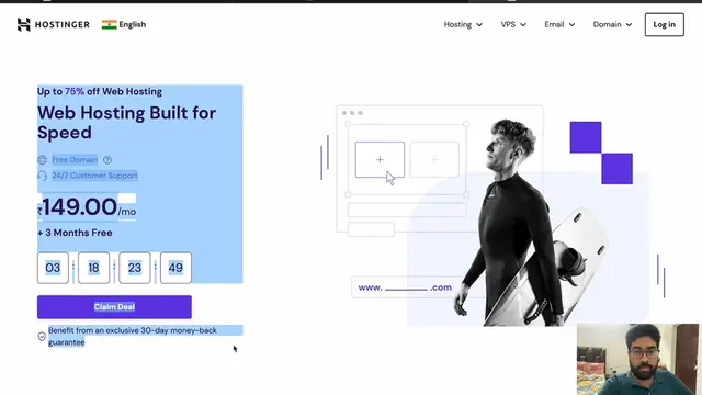 'Video thumbnail for Hostinger Hosting Best Offer Till Now - 3 Days Left - Special Offer Inside!'