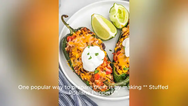 'Video thumbnail for poblano pepper recipe'