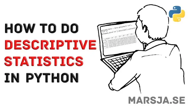 'Video thumbnail for How to Do Descriptive Statistics Using Pandas Python'