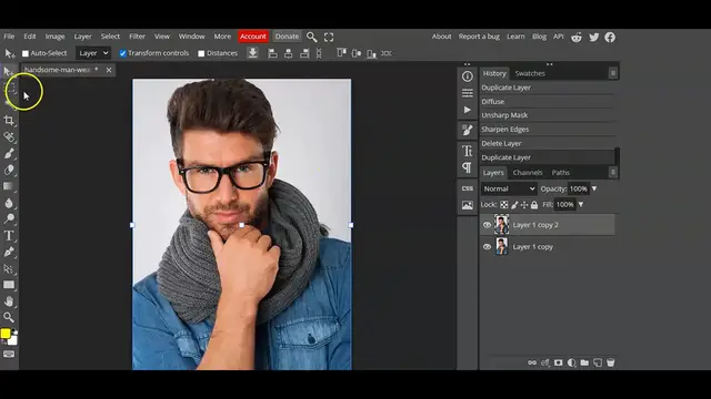'Video thumbnail for How to Make Dual lightning effect in photopea l easycanva l photopea tutorial'
