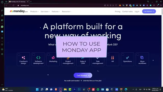 'Video thumbnail for How to Use Monday.com (Step By Step) Project Management Monday - Tutorial for Beginners'