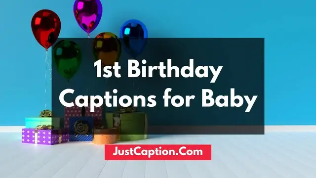 'Video thumbnail for 1st Birthday Captions for Baby Boy and Baby Girl'