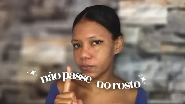 'Video thumbnail for 5 coisas que você NÃO deve nunca passar no rosto!'