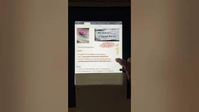 'Video thumbnail for Ein Gedicht in eigenen Worten wiedergeben: Beispiel Morgenstern, Berlin'