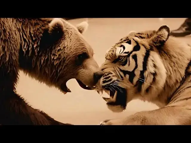 'Video thumbnail for Apex Showdown: Siberian Tiger vs Grizzly Bear - Nature's Titans Explored | Full Documentary'