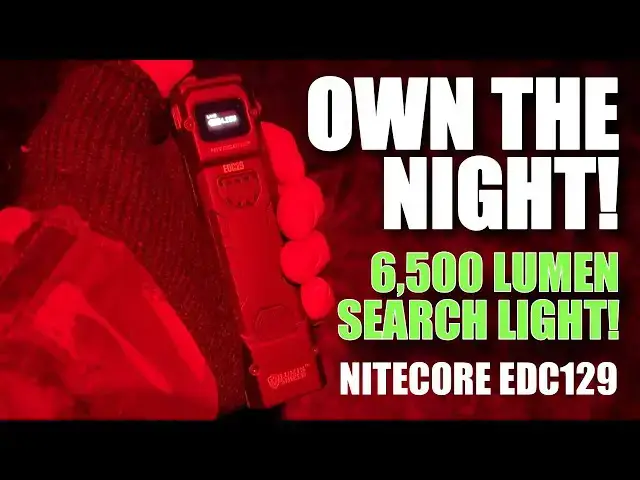 'Video thumbnail for NITECORE EDC29 - Powerful 6500 Lumen Flashlight! Search & Rescue Approved'