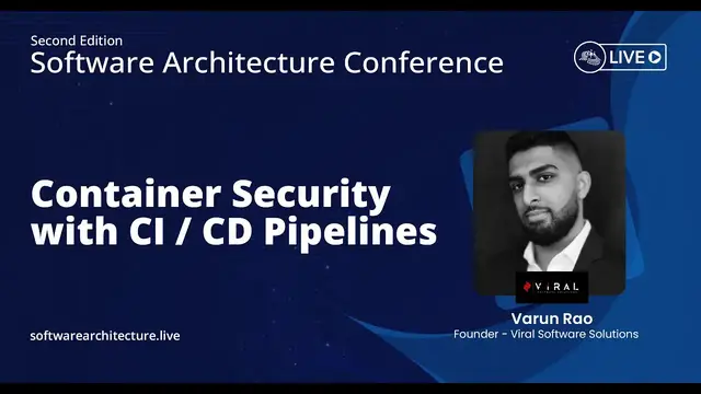'Video thumbnail for Container Security with CI / CD Pipelines'
