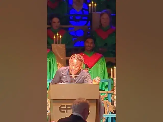 'Video thumbnail for Tituss Burgess First Appearance at Epcot's Candlelight Processional ❤#disneyholidays #epcotholidays'
