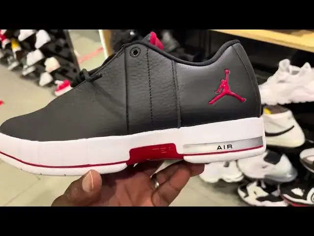 'Video thumbnail for Quick Look At The Air Jordan Team Elite 2 in Black Red White & Buy it now'