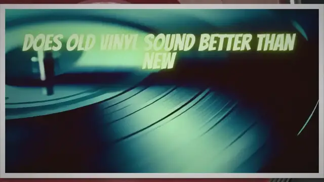 'Video thumbnail for Does old vinyl sound better than new'