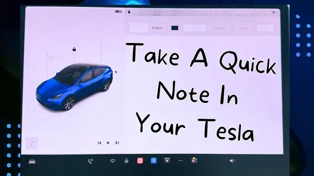 'Video thumbnail for Make Quick Notes in Your Tesla? Discover the Hidden Notepad Feature!'
