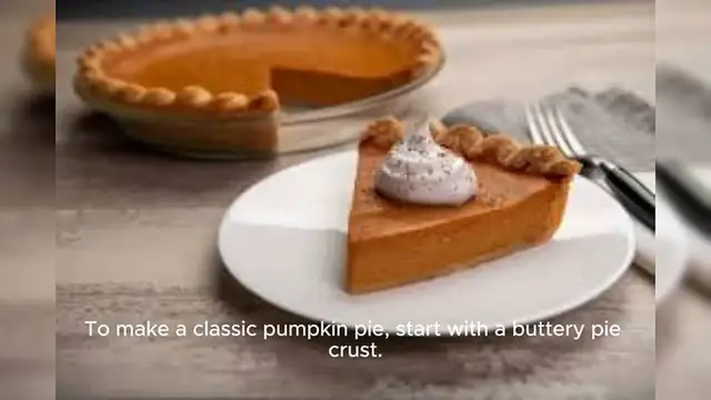 'Video thumbnail for Pumpkin Pie Recipe '
