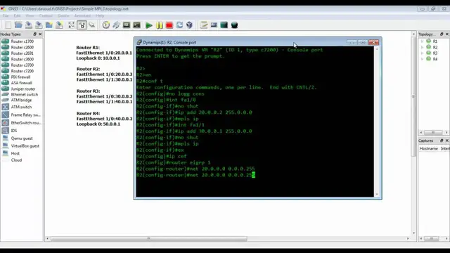 'Video thumbnail for Configure MPLS based on EIGRP'