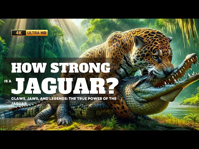 'Video thumbnail for How Strong Is A Jaguar - The Astonishing Power of Jaguars | Ultimate Predator Deep Dive'