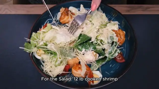 'Video thumbnail for seafood salad recipe'