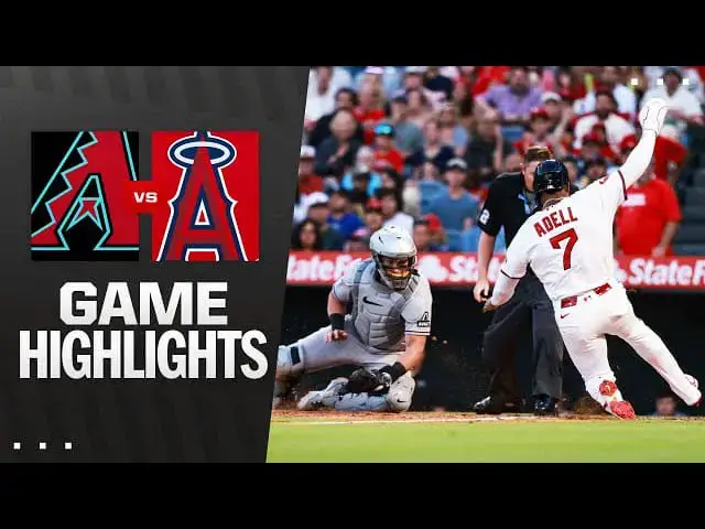 'Video thumbnail for Arizona Diamondbacks at Los Angeles Angels Full-Game Highlights! | 07/12/2025'