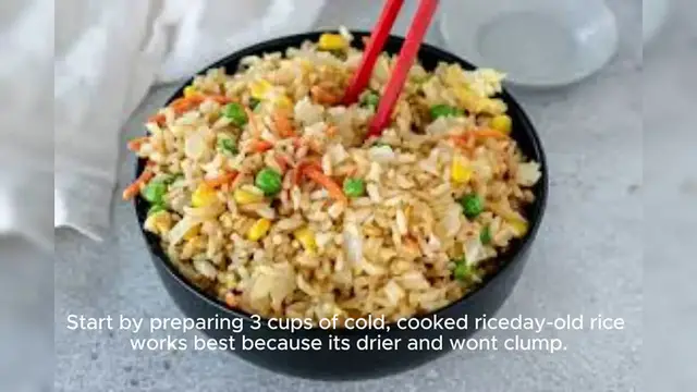 'Video thumbnail for Fried Rice Recipe'