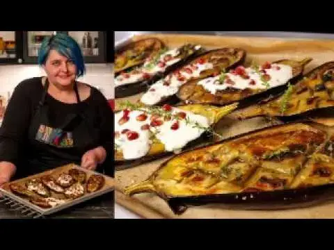 'Video thumbnail for Vinete la cuptor - cele mai grozave vinete crestate și rumenite a la Ottolenghi | Savori Urbane'