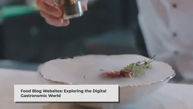 'Video thumbnail for Unleash Your Culinary Adventures with a Stellar Food Blog Website!'