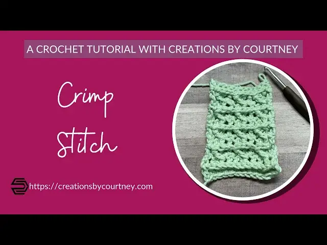 'Video thumbnail for How to Crochet: Crimp Stitch #crochettutorial'