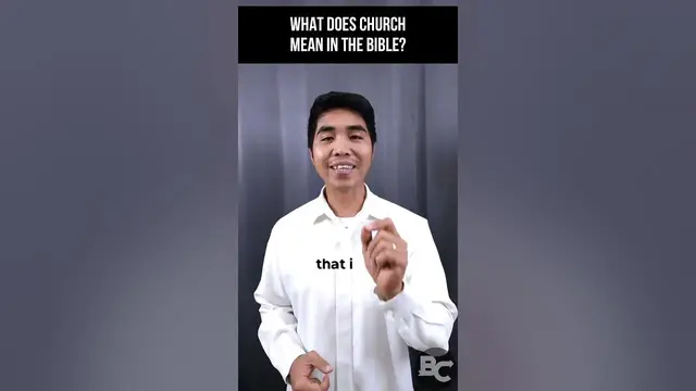 'Video thumbnail for What does Church mean in the Bible?'