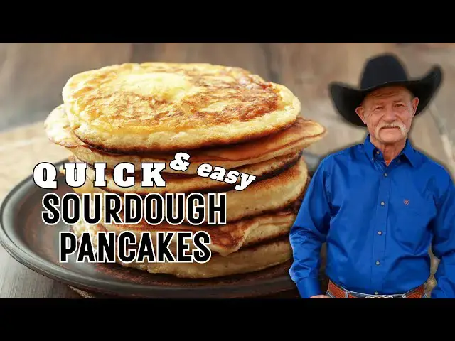 'Video thumbnail for LIVE Cowboy Breakfast: Quick Sourdough Pancakes from Scratch!'