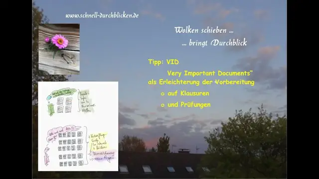 'Video thumbnail for VID: Weniger Stress bei Vorbereitung auf Klausuren und Prüfungen - mit Beispiel'