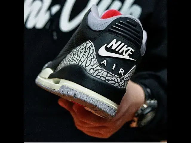 'Video thumbnail for The 2018 Air Jordan 3 Black Cement Price Was Reduced To $200 | Find Out Why?'