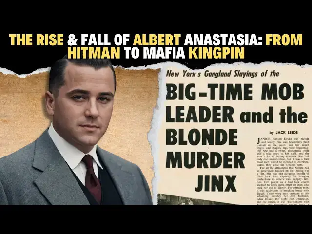 'Video thumbnail for The Rise & Fall of Albert Anastasia: From Hitman to Mafia Kingpin'