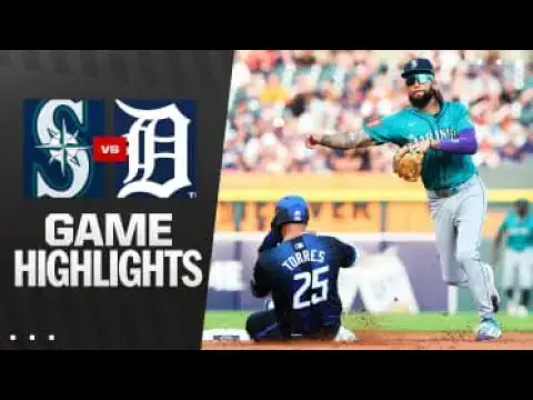 'Video thumbnail for Seattle Mariners at Detroit Tigers Full-Game Highlights! | 07/11/2025'