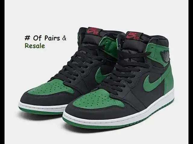 'Video thumbnail for Air Jordan 1 OG Pine Green  | Resale Value & How Many Pairs Possibly Made'